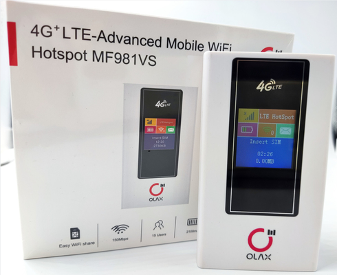 Модем маршрутизаторов 4G LTE Wifi Olax MF981VS беспроводной Wifi со слотом 150Mbps SIM-карты