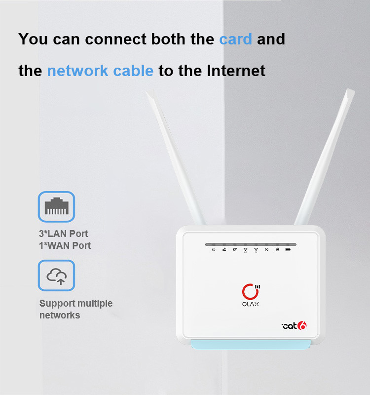 OLAX MC80 B1/3/7/8/20/28/38/40 /41 4 Lan Порты 4G Универсальный
